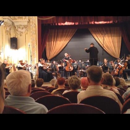 With Danube symphonic orchestra - Budapest