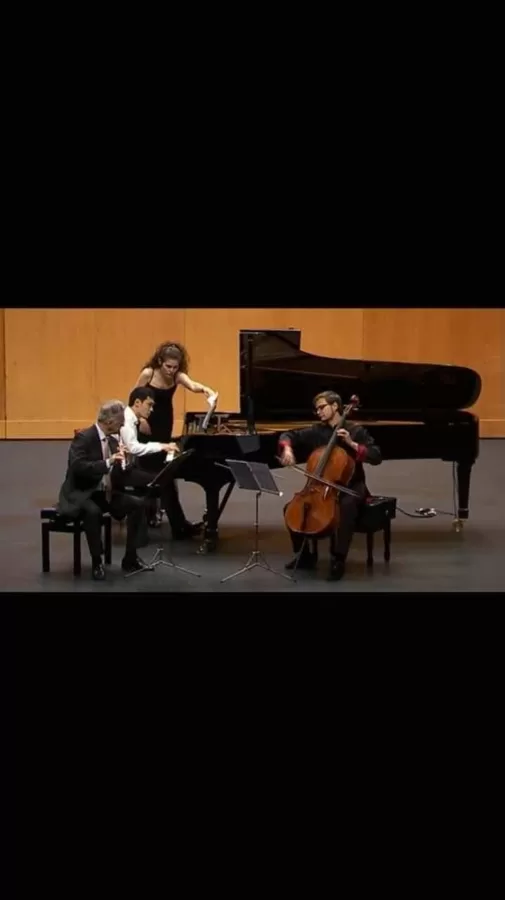 With Andràs Adorjàn flutist and Sischen Ma pianist