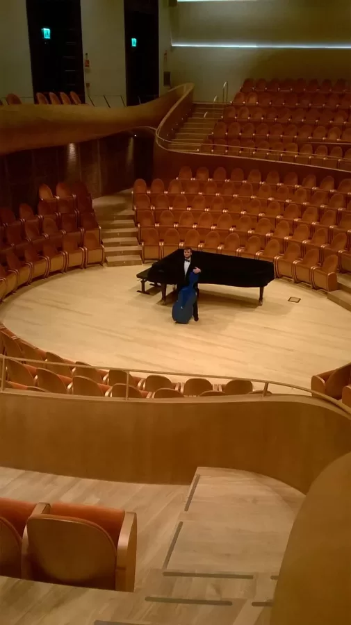 After concert in Cremona - Stradivari Festival