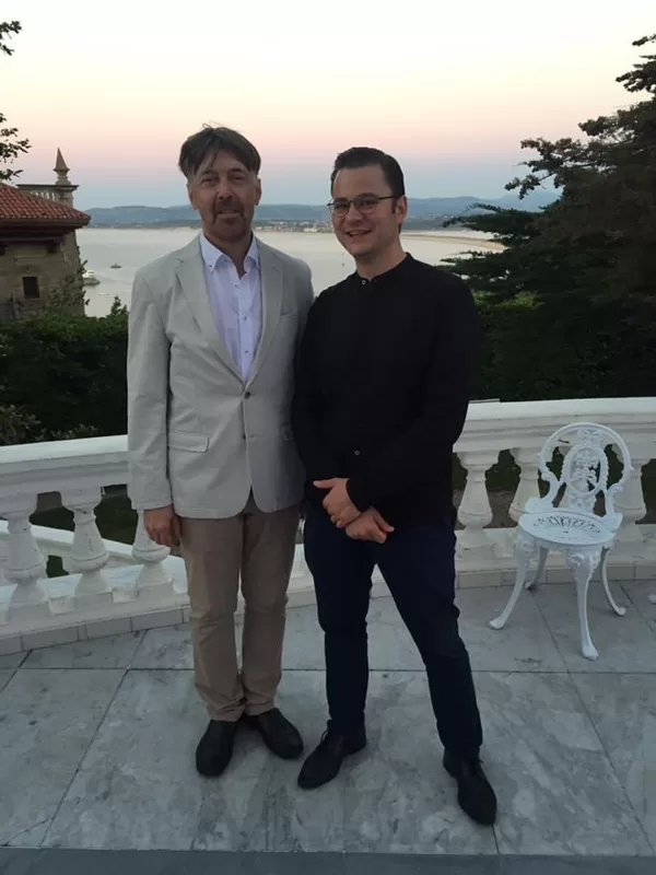 After dinner with Ivan Monighetti