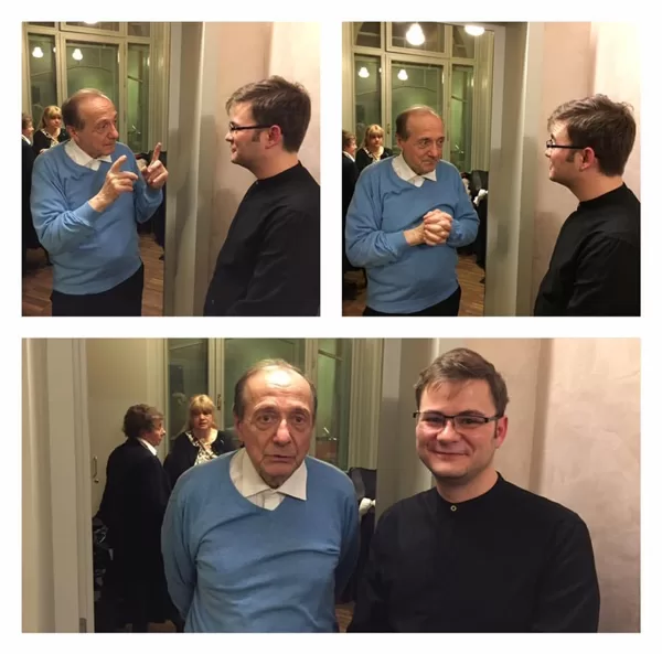 With my dear teacher Miklós Perényi